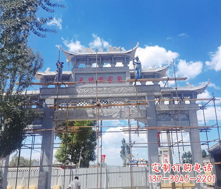 金华牌坊雕塑品质精湛、精致耐看