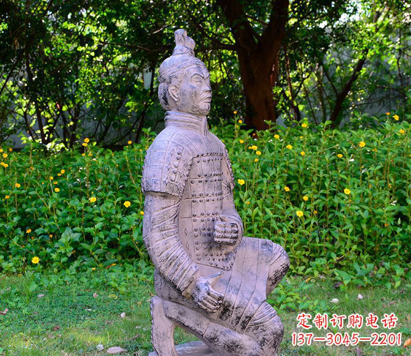 金华仿古兵马俑公园景观石雕