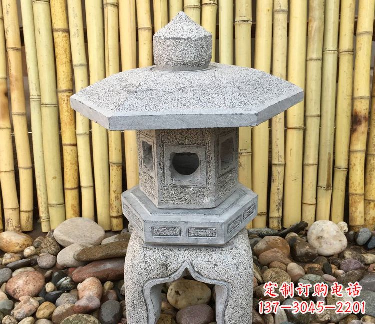 金华精美仿古灯笼石雕