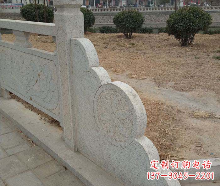 金华精美仿古护城河石雕栏板