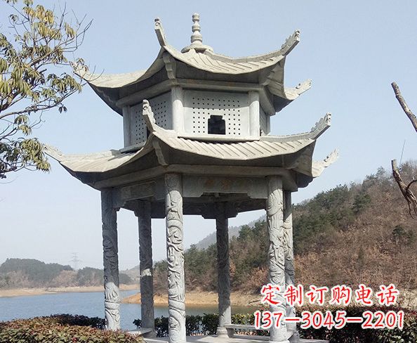 金华古典凉亭石雕