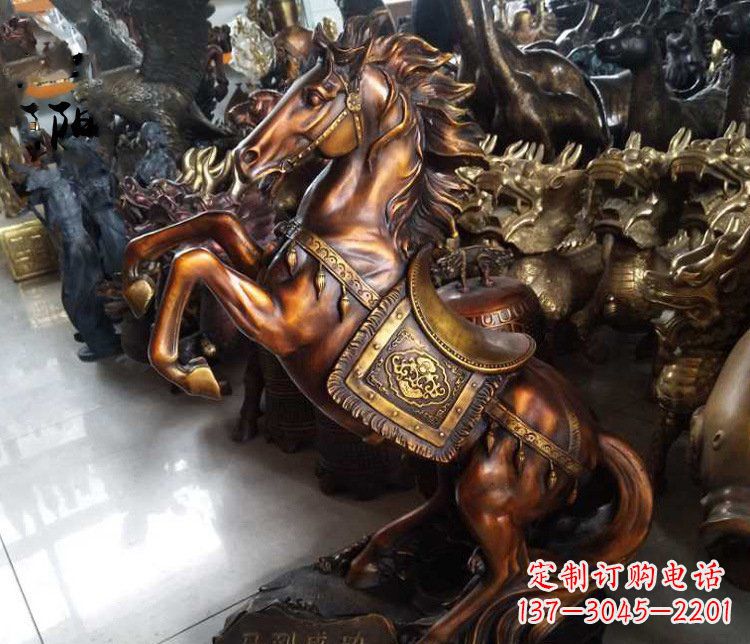 金华精致仿古马雕塑
