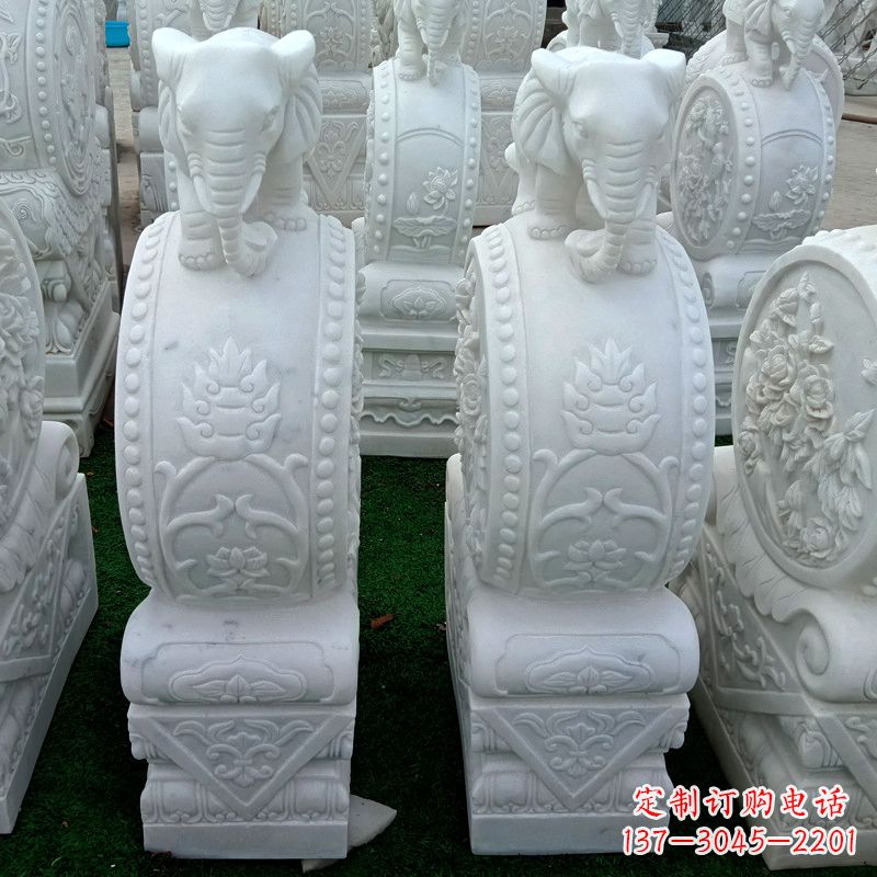 金华传统风格门墩雕塑