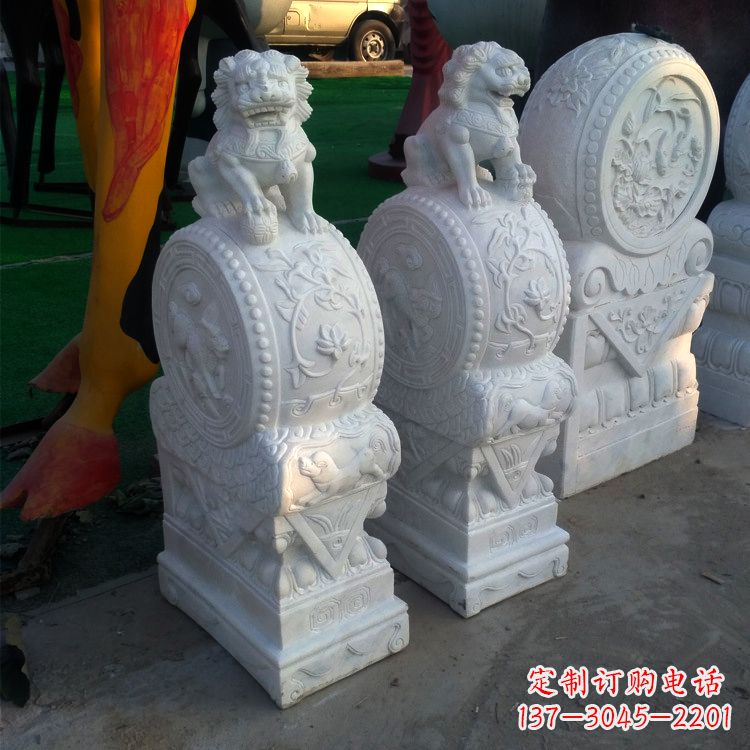 金华仿古门墩石雕塑,让您的家园更加精致