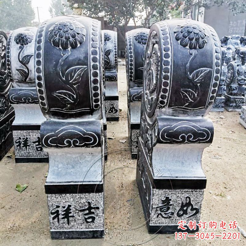 金华仿古门枕石门墩雕塑