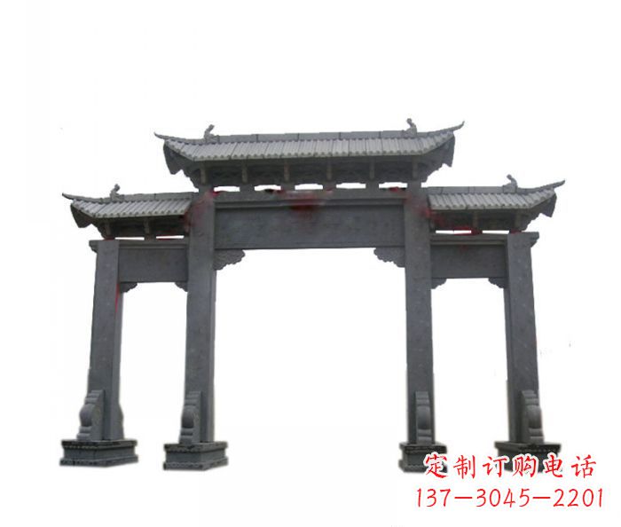 金华精美仿古牌坊石雕