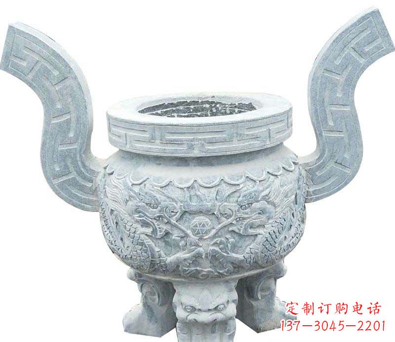 金华精美仿古香炉石雕