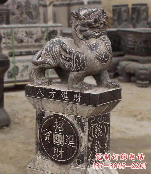 金华仿古石雕貔貅雕塑