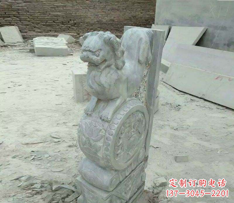 金华精美石门墩雕塑,缔造绝色佳作