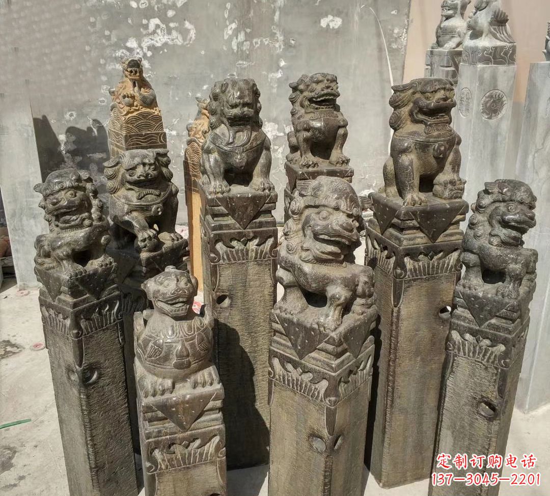 金华仿古马雕塑,高端定制艺术石雕