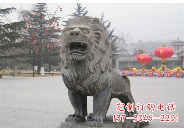 金华仿古西洋狮子石雕