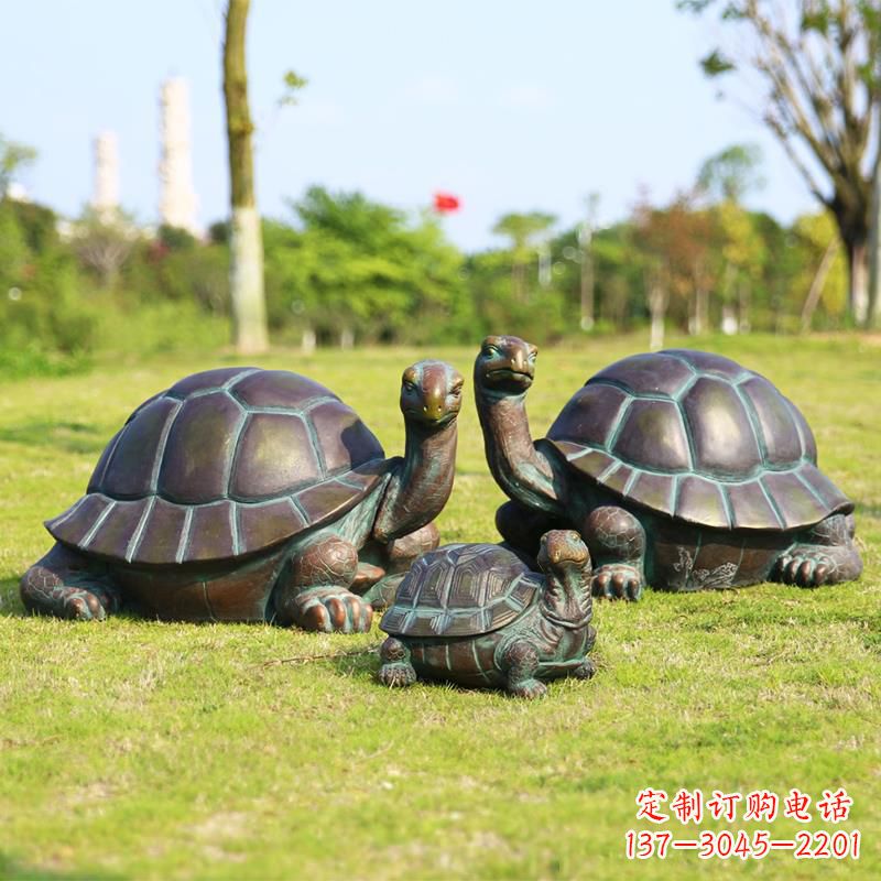 金华仿铜做工精美的乌龟雕塑摆件