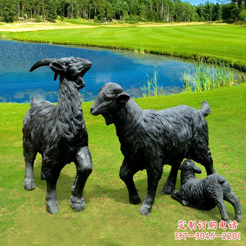 金华仿真黑山羊雕塑