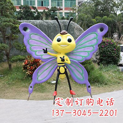 金华仿真蝴蝶雕塑,精致多彩、灵动优雅