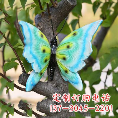 金华蓝色蝴蝶雕塑