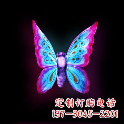 金华璀璨发光蝴蝶雕塑