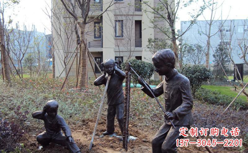 金华中领雕塑 | 为儿童景观带来美好的铜雕塑