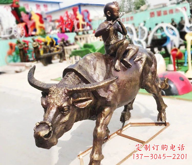金华牛郎雕塑精美绝伦的铜雕艺术