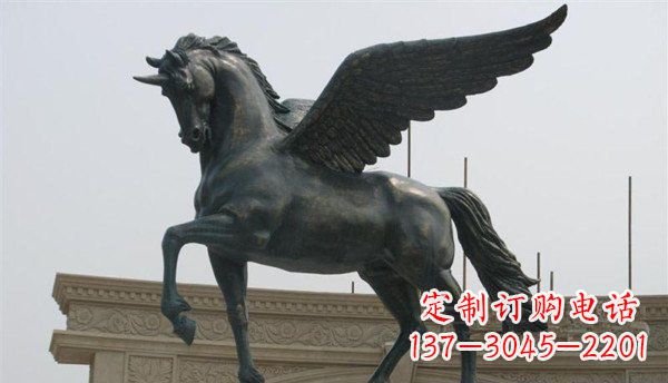 金华飞马广场景观铜雕