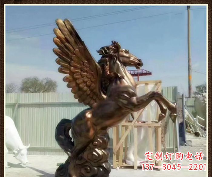 金华飞马景观铜雕