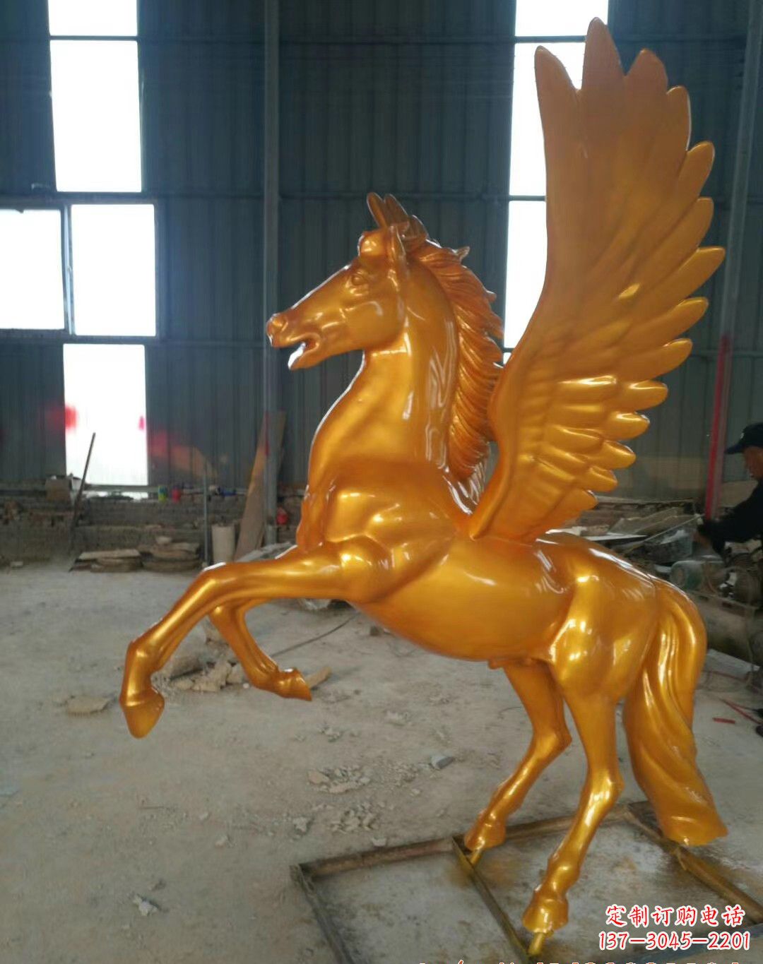 金华飞马铜雕——精美的马雕塑