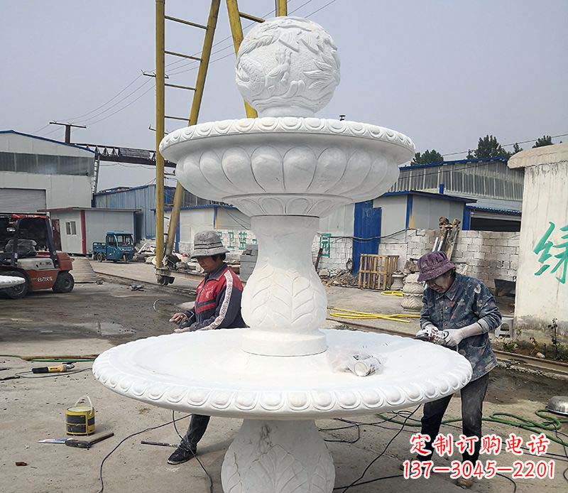 金华风水球喷泉石雕塑