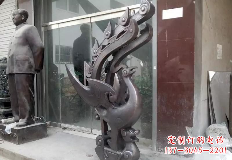 金华凤凰貔貅铜雕