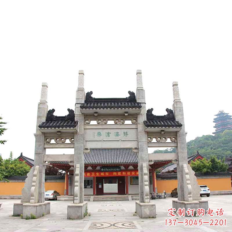 金华艺术镶嵌石牌坊雕塑