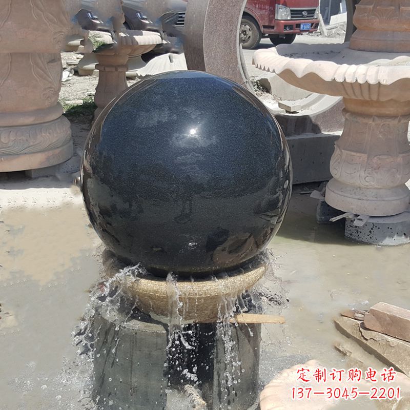 金华福建石雕风水球