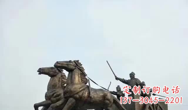 金华文艺复兴风格马车雕塑