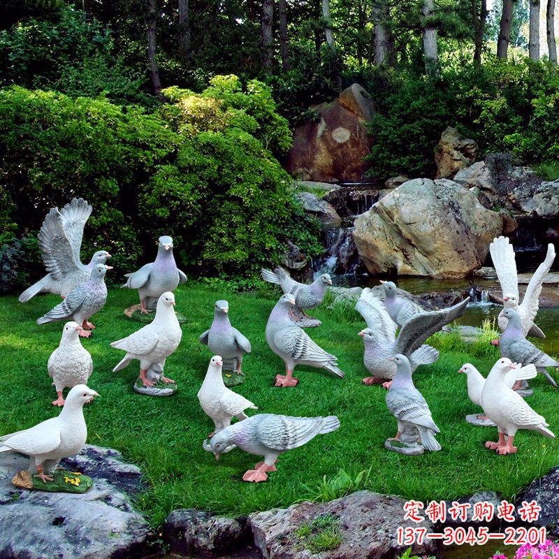 金华鸽子不锈钢雕塑