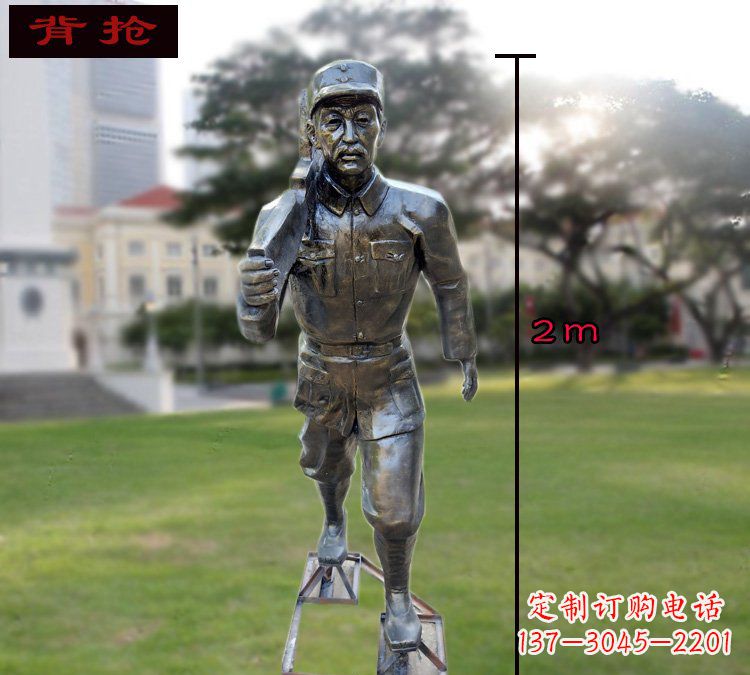 金华中领雕塑英勇勇士铜雕