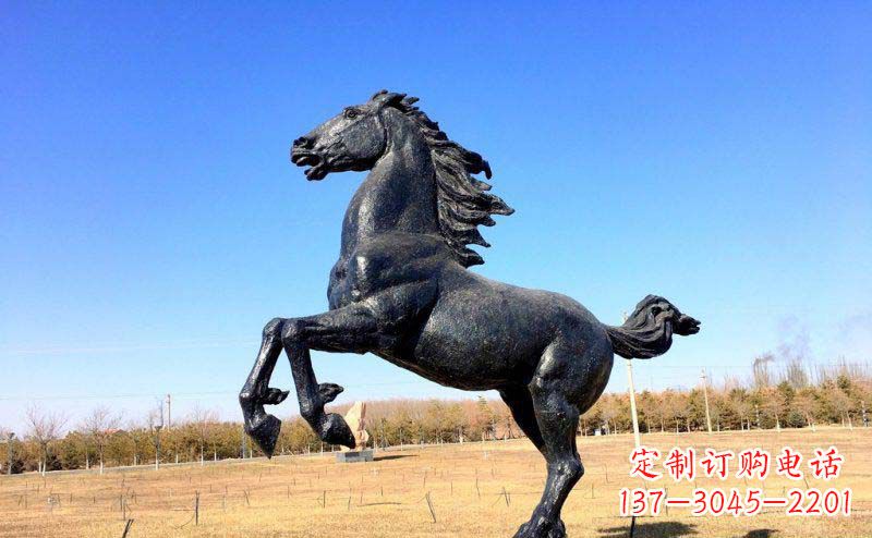金华精美铜雕奔马动物雕塑