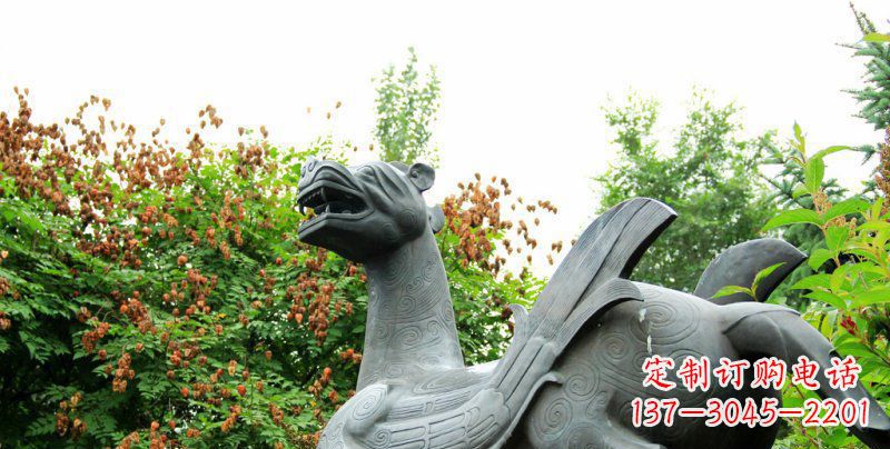 金华公园狴犴景观铜雕