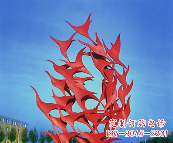 金华立体不锈钢大雁雕塑