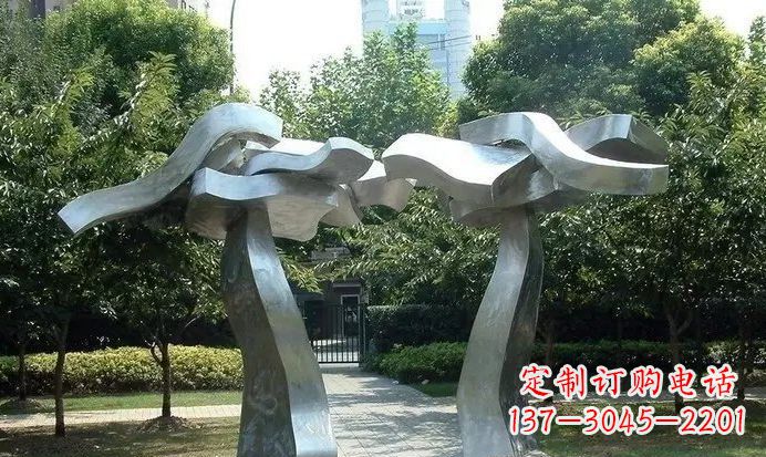 金华不锈钢拱门定制雕塑