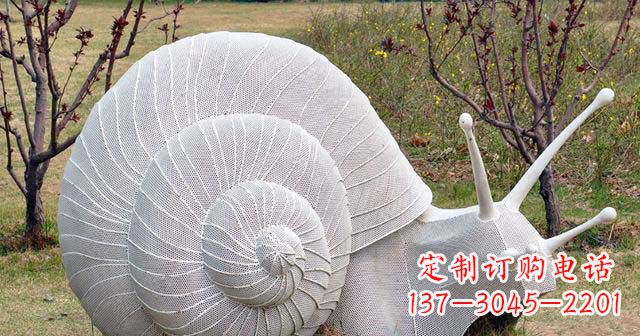 金华抽象不锈钢蜗牛雕塑