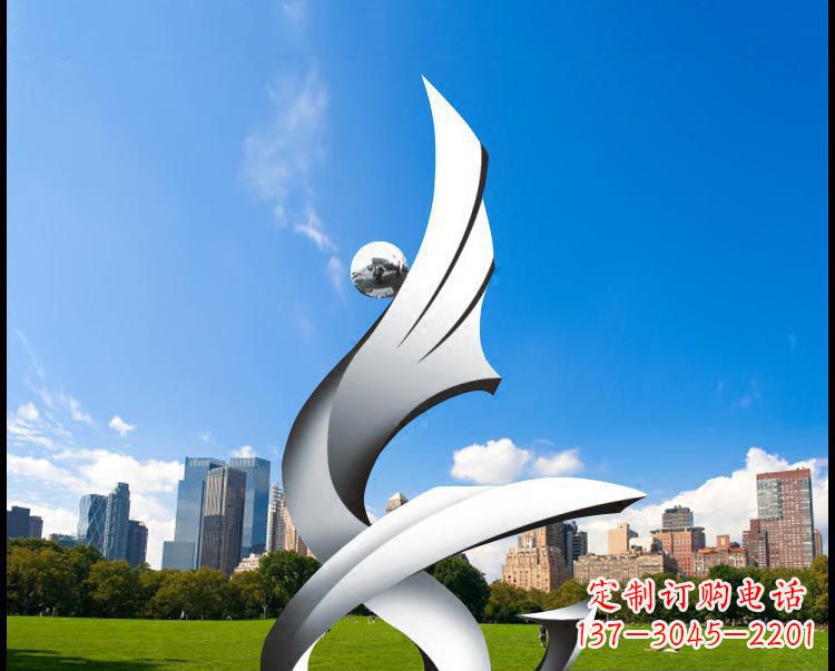 金华优雅贵族不锈钢凤凰雕塑