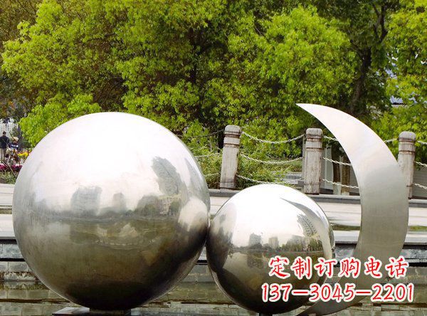 金华别出心裁不锈钢地球雕塑