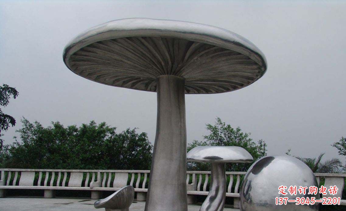 金华特色不锈钢凉亭雕塑