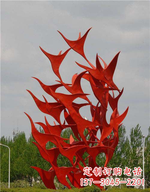 金华不锈钢天鹅雕塑,唤醒公园景观