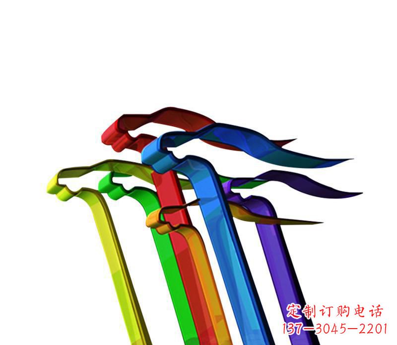 金华欣赏性强的不锈钢飞翔飘带景观雕塑
