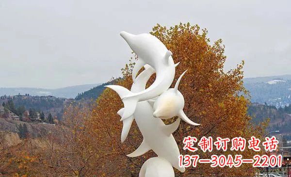 金华山东中领雕塑海豚雕塑让自然之美悠然而生