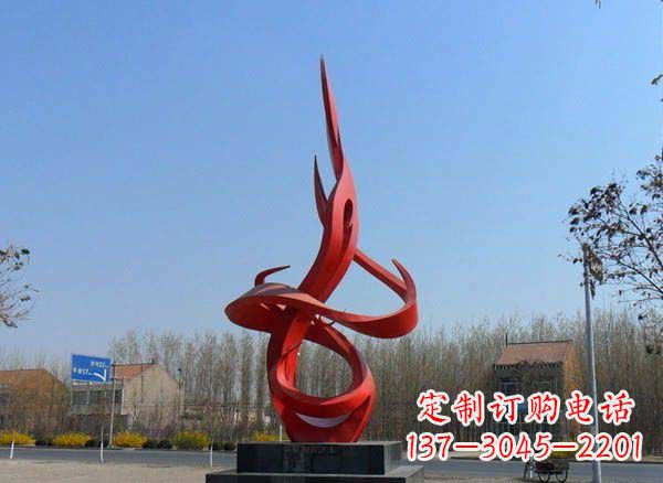 金华不锈钢火苗经典建筑雕塑