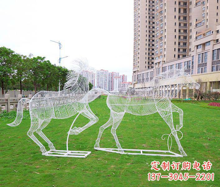 金华不锈钢马雕塑