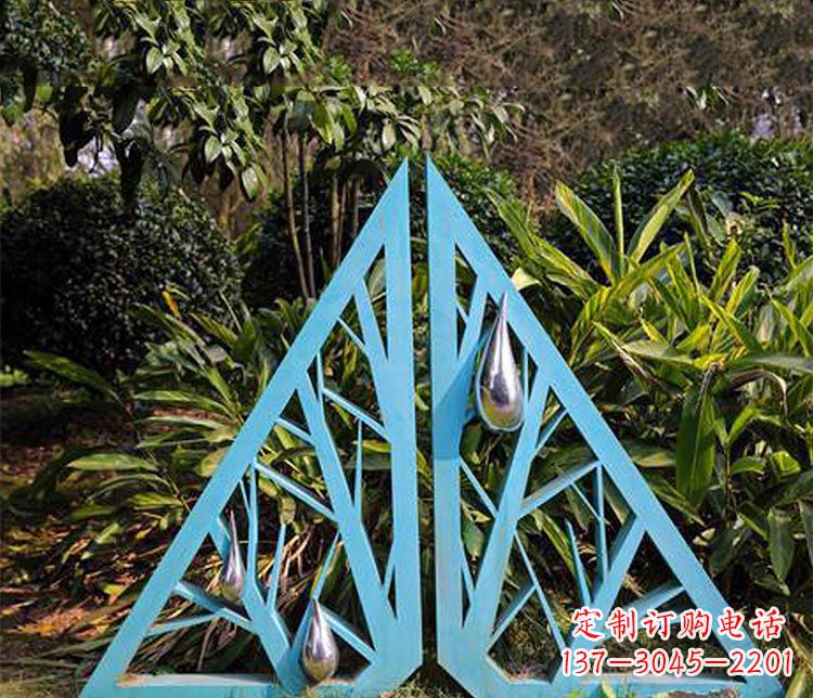 金华 风格树枝不锈钢景观雕塑