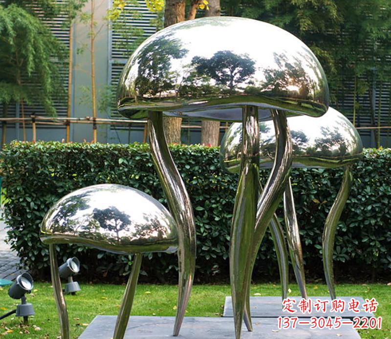 金华艺术水母不锈钢雕塑