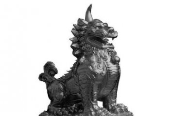金华独角兽铜雕塑，精美细腻传统工艺