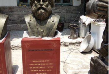 金华欣赏历史，珍藏马克思头像雕塑