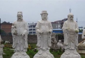 金华福禄寿神像石雕定制服务